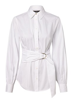 Lauren Ralph Lauren Bluzka damska Kobiety Bawełna biały jednolity ze sklepu vangraaf w kategorii Koszule damskie - zdjęcie 166465373