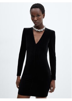 Mango Sukienka koktajlowa Xvikypic 57019111 Czarny Slim Fit ze sklepu MODIVO w kategorii Sukienki - zdjęcie 166470951