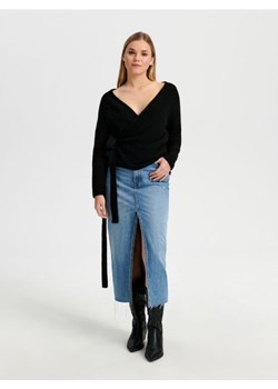 Sinsay - Sweter z wiązaniem - czarny ze sklepu Sinsay w kategorii Swetry damskie - zdjęcie 166479982