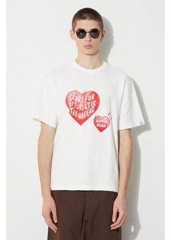 Human Made t-shirt bawełniany Graphic męski kolor biały z nadrukiem HM26TE004 ze sklepu PRM w kategorii T-shirty męskie - zdjęcie 166480511