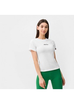 Damski t-shirt z nadrukiem Ellesse Beckana - różowy - biały ze sklepu Sportstylestory.com w kategorii Bluzki damskie - zdjęcie 166481111