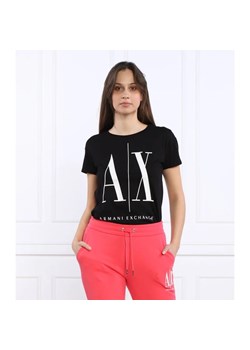 Armani Exchange T-shirt | Regular Fit ze sklepu Gomez Fashion Store w kategorii Bluzki damskie - zdjęcie 166481322