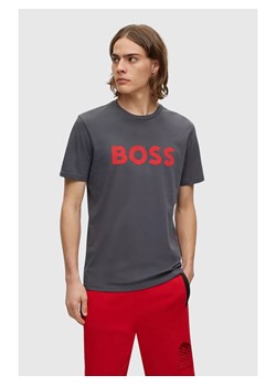 Hugo Boss Koszulka w kolorze antracytowym ze sklepu Limango Polska w kategorii T-shirty męskie - zdjęcie 166483731