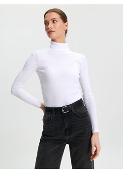 Sinsay - Koszulka z golfem - biały ze sklepu Sinsay w kategorii Bluzki damskie - zdjęcie 166484483