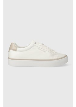 Calvin Klein sneakersy VULC LACE UP - DIAMOND FOXING kolor biały HW0HW01865 ze sklepu ANSWEAR.com w kategorii Trampki damskie - zdjęcie 166485521
