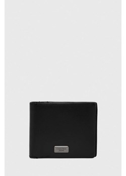 Calvin Klein Jeans portfel skórzany męski kolor czarny ze sklepu ANSWEAR.com w kategorii Portfele męskie - zdjęcie 166485641