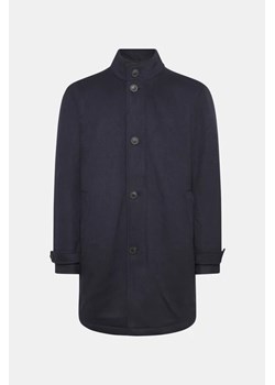 PIERRE CARDIN Płaszcz z wełną - Granatowy - Mężczyzna - 2XL(2XL) ze sklepu Halfprice w kategorii Płaszcze męskie - zdjęcie 166488172