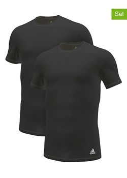 adidas Koszulki (2 szt.) w kolorze czarnym ze sklepu Limango Polska w kategorii T-shirty męskie - zdjęcie 166488752