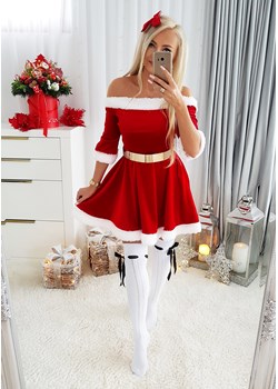 Sukienka Santa Czerwień ze sklepu Iwette Fashion w kategorii Sukienki - zdjęcie 166490184