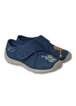 Befado obuwie dziecięce 660X022 niebieskie ze sklepu ButyModne.pl w kategorii Kapcie dziecięce - zdjęcie 166494740