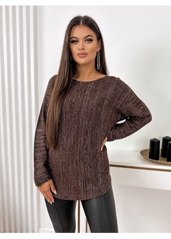 sweter scylla brązowy uni ze sklepu UBRA w kategorii Swetry damskie - zdjęcie 166495273