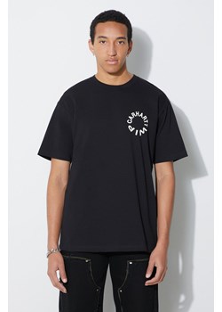 Carhartt WIP t-shirt bawełniany S/S Work Varsity męski kolor czarny z nadrukiem I032425.K02XX ze sklepu PRM w kategorii T-shirty męskie - zdjęcie 166499911