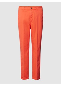 Spodnie o kroju regular fit zapinane na guzik i zamek błyskawiczny model ‘TURN UP’ ze sklepu Peek&Cloppenburg  w kategorii Spodnie damskie - zdjęcie 166500781
