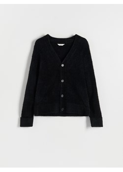 Reserved - Kardigan oversize - czarny ze sklepu Reserved w kategorii Swetry męskie - zdjęcie 166503421