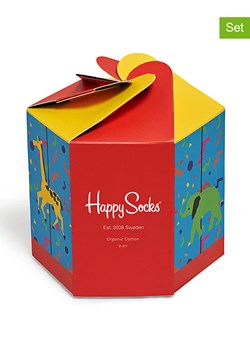 Happy Socks Skarpety (4 pary) "Cats &amp; Dogs" ze wzorem ze sklepu Limango Polska w kategorii Skarpetki dziecięce - zdjęcie 166505512
