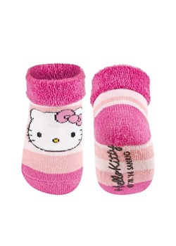 Skarpetki niemowlęce różowe SOXO Hello Kitty z ABS ze sklepu Sklep SOXO w kategorii Skarpetki dziecięce - zdjęcie 166505973