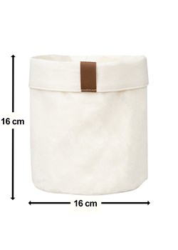 Koszyk łazienkowy Momo Way beżowy 16cm ze sklepu Sklep SOXO w kategorii Przybory łazienkowe - zdjęcie 166506162