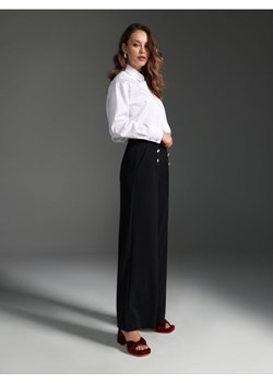 Sinsay - Spodnie z ozdobnymi guzikami - czarny ze sklepu Sinsay w kategorii Spodnie damskie - zdjęcie 166508132