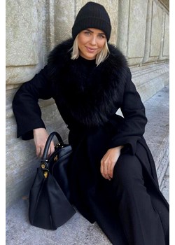 Płaszcz OVERSINA BLACK ze sklepu Ivet Shop w kategorii Płaszcze damskie - zdjęcie 166508694