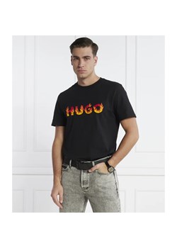 HUGO T-shirt Danda | Regular Fit ze sklepu Gomez Fashion Store w kategorii T-shirty męskie - zdjęcie 166514362