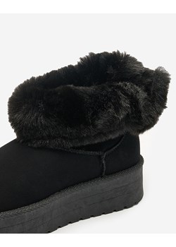 Royalfashion Buty a'la śniegowce damskie w kolorze czarnym Goroggo ze sklepu royalfashion.pl w kategorii Śniegowce damskie - zdjęcie 166514922