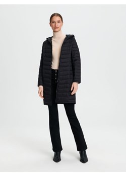 Sinsay - Płaszcz pikowany - czarny ze sklepu Sinsay w kategorii Płaszcze damskie - zdjęcie 166515302