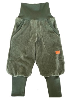 LiVi Sztruksowe joggersy &quot;Streetstyle&quot; w kolorze khaki ze sklepu Limango Polska w kategorii Spodnie chłopięce - zdjęcie 166515443