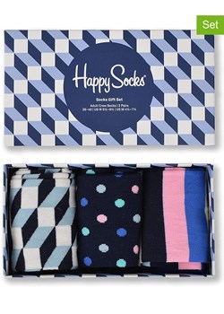 Happy Socks 3-częściowy zestaw prezentowy ze wzorem ze sklepu Limango Polska w kategorii Skarpetki damskie - zdjęcie 166516114
