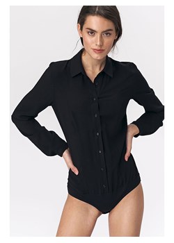 Nife Bluzka-body w kolorze czarnym ze sklepu Limango Polska w kategorii Koszule damskie - zdjęcie 166516201