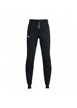 Chłopięce spodnie treningowe UNDER ARMOUR UA BRAWLER 2.0 TAPERED PANTS - czarne ze sklepu Sportstylestory.com w kategorii Spodnie chłopięce - zdjęcie 166529002