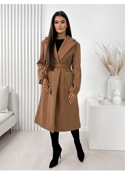 płaszcz muzen karmelowy one size ze sklepu UBRA w kategorii Płaszcze damskie - zdjęcie 166533074