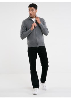 Sweter męski rozpinany szary Darian 902 ze sklepu Big Star w kategorii Swetry męskie - zdjęcie 166534320
