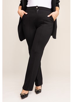 Czarne Spodnie PUNTURI ze sklepu TONO w kategorii Spodnie damskie - zdjęcie 166538470