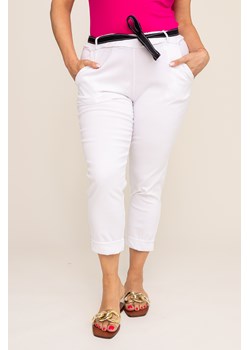 Białe Spodnie BULKO ze sklepu TONO w kategorii Spodnie damskie - zdjęcie 166539382