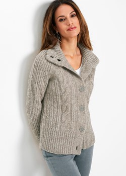 Sweter rozpinany ze sklepu bonprix w kategorii Swetry damskie - zdjęcie 166553592