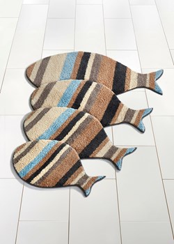 Dywanik łazienkowy w kształcie ryby ze sklepu bonprix w kategorii Dywaniki łazienkowe - zdjęcie 166556963