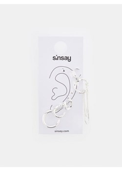 Sinsay - Kolczyki 7 pack - srebrny ze sklepu Sinsay w kategorii Kolczyki - zdjęcie 166589940