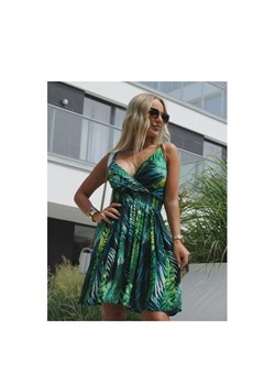 Sukienka letnia Merribel Bianta One size Zielona (5907621630355). Sukienki na ramiączkach ze sklepu Rozetka.pl w kategorii Poncza - zdjęcie 166590832