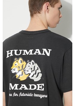 Human Made t-shirt bawełniany Pocket męski kolor czarny gładki HM26CS003 ze sklepu PRM w kategorii T-shirty męskie - zdjęcie 166592054