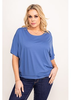 Jeansowoniebieska Bluzka CILIO ze sklepu TONO w kategorii Bluzki damskie - zdjęcie 166599864