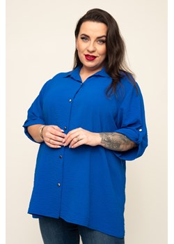 Chabrowa Koszula TIARO ze sklepu TONO w kategorii Koszule damskie - zdjęcie 166601364