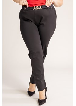 Czarne Spodnie CINTA ze sklepu TONO w kategorii Spodnie damskie - zdjęcie 166603573