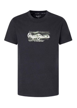 t-shirt męski pepe jeans pm509204 czarny ze sklepu Royal Shop w kategorii T-shirty męskie - zdjęcie 166606193