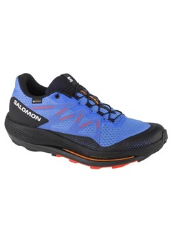 Buty do biegania Salomon Pulsar Trail Gtx M 416080 niebieskie ze sklepu ButyModne.pl w kategorii Buty sportowe męskie - zdjęcie 166607820