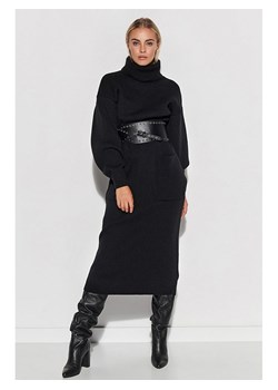 Makadamia Sukienka dzianinowa w kolorze czarnym ze sklepu Limango Polska w kategorii Sukienki - zdjęcie 166610942