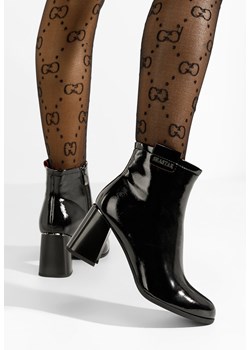 Czarne botki damskie Seastar ze sklepu Zapatos w kategorii Botki - zdjęcie 166614101