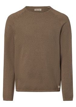 Jack & Jones Sweter męski Mężczyźni Bawełna błotnisty marmurkowy ze sklepu vangraaf w kategorii Swetry męskie - zdjęcie 166618452