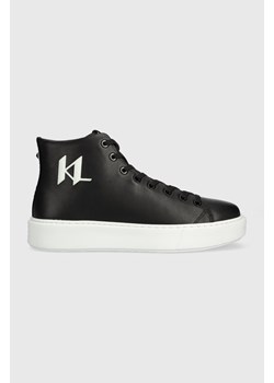 Karl Lagerfeld sneakersy skórzane MAXI KUP kolor czarny KL52265 ze sklepu ANSWEAR.com w kategorii Buty sportowe męskie - zdjęcie 166619981