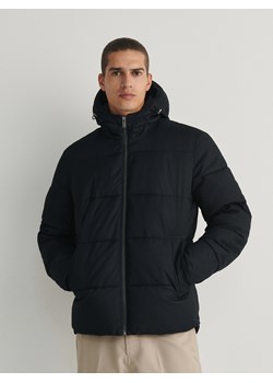Reserved - Pikowana kurtka z kapturem - ciemnoszary ze sklepu Reserved w kategorii Kurtki męskie - zdjęcie 166623173