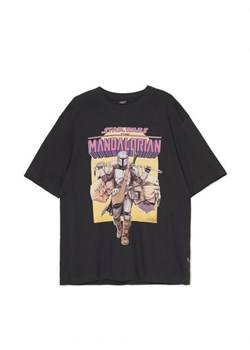 Cropp - Koszulka z nadrukiem The Mandalorian - czarny ze sklepu Cropp w kategorii T-shirty męskie - zdjęcie 166624361